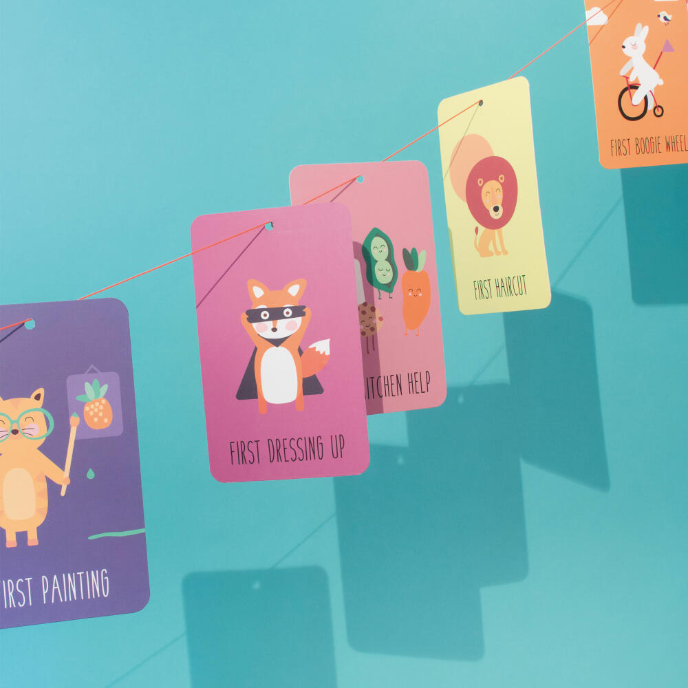 Donkey Products My first steps in life Meilensteinkarten, Kartenset, Karten, Papier, 900252