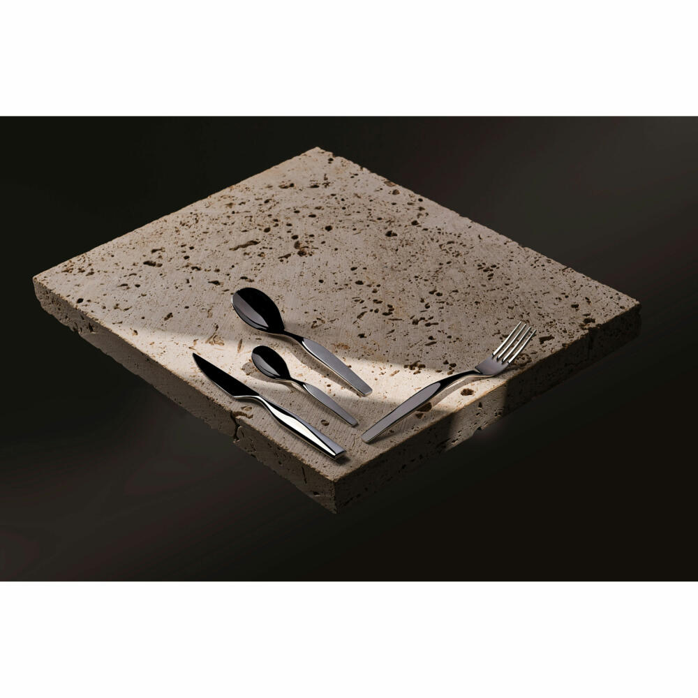 Comas cutlery set Edelweiss 24-piece, table cutlery, stainless steel 18/10, silver-colored, 6484