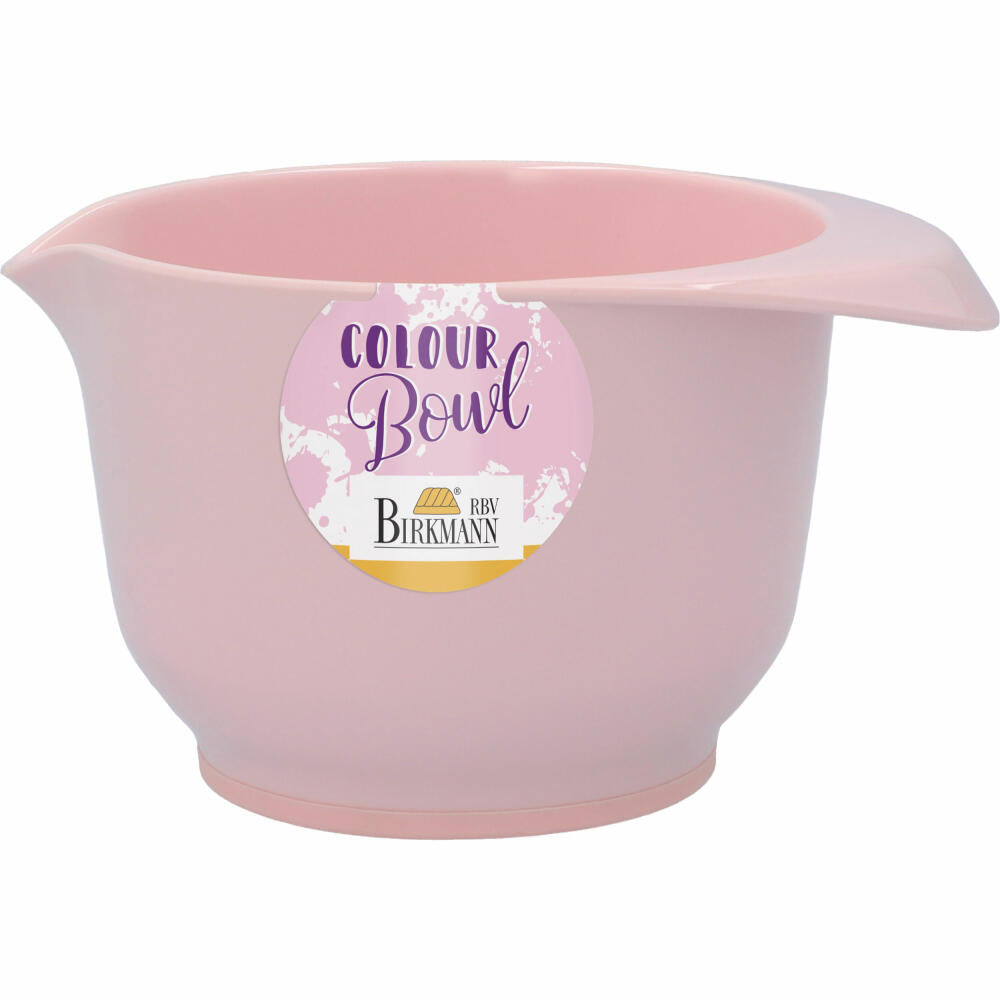 Birkmann Colour Bowl Rühr- und Servierschüssel, Rührschüssel, Schüssel, Melaminharz, Rosa, 500 ml, 708631