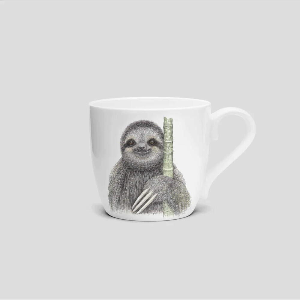 Charlotte Nicolin Mug Shugi, Cup, Sloth, Fine Bone China, Colorful, 415 ml, MU9047