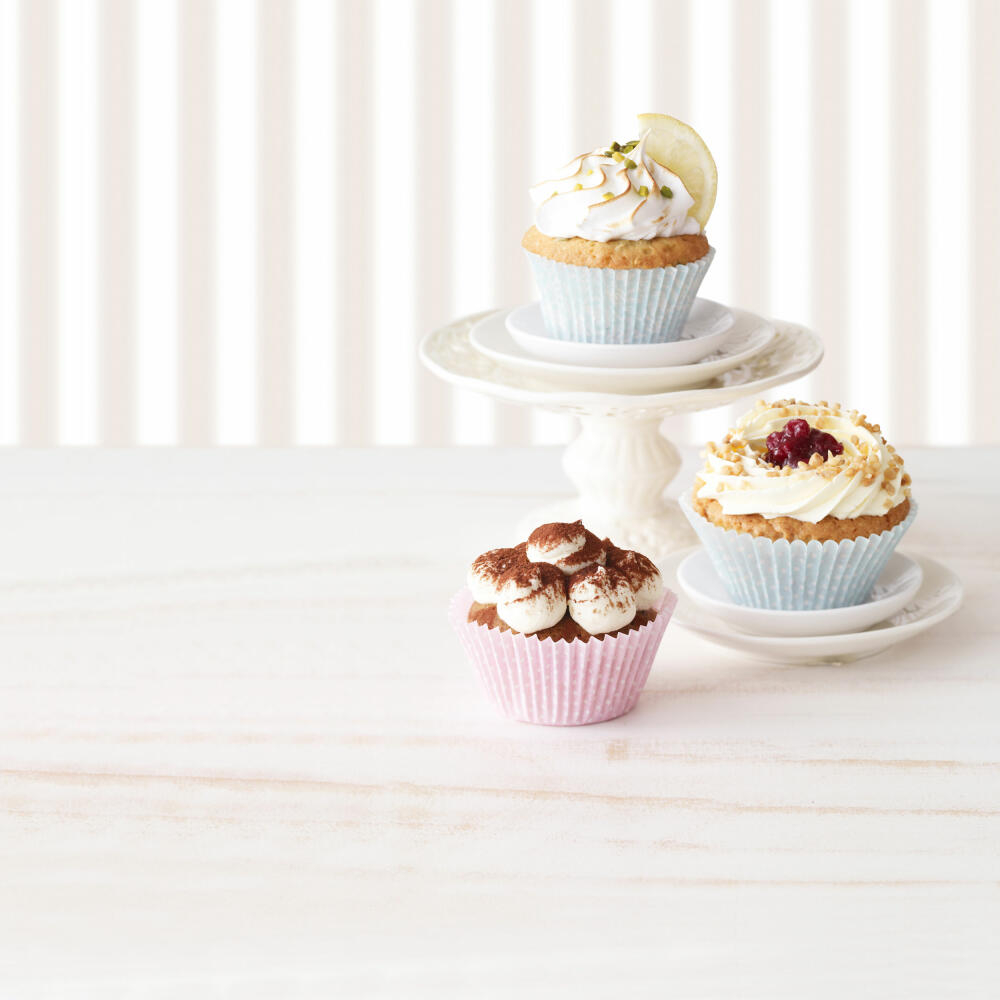 Birkmann CupCake-Papierförmchen, Cup Cake Förmchen, Formen, La belle Rose, Papier, Ø 7 cm, 48 Stück, 440807