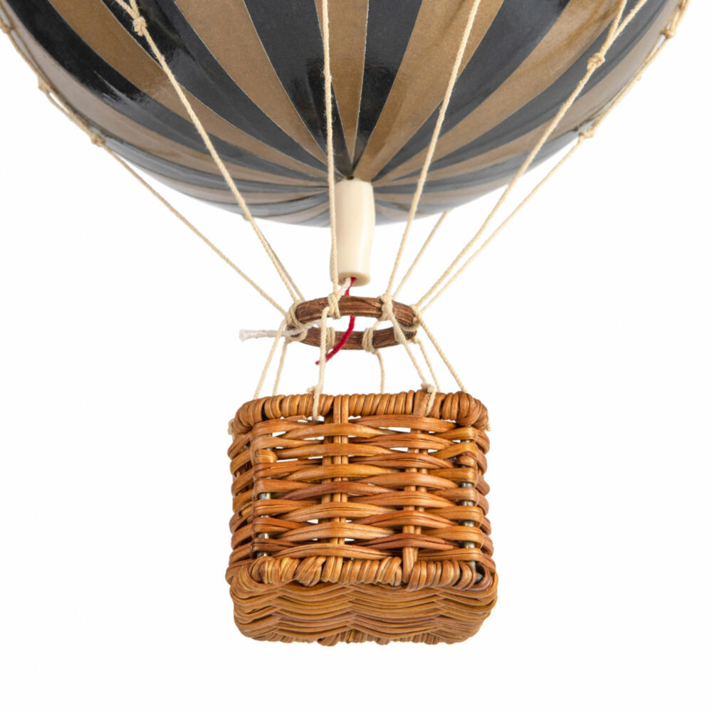 Authentic Models Hanging Decoration Travels Light Gold Black, Balloon, Plastic / Paper, AP161GK
