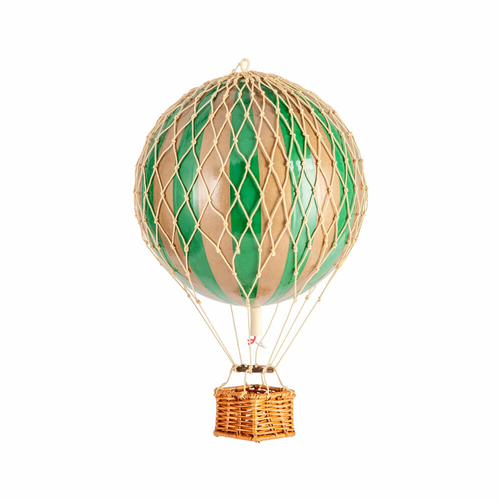 Authentic Models Hanging Decoration Travels Light Gold Green, Balloon, Plastic / Paper, AP161GG