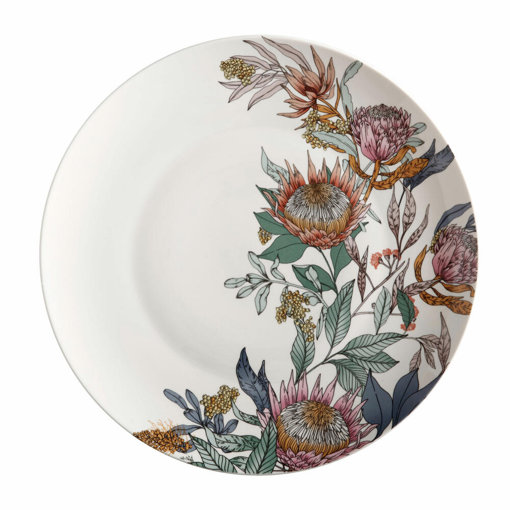 Maxwell & Williams Teller Waratah, Speiseteller, Essteller, Porzellan, Bunt, 27.5 cm, II0075