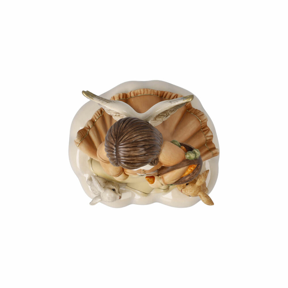 Goebel Angel Funny Cuddly Friends, Stoneware, Champagne, 15.5 cm, 41649071