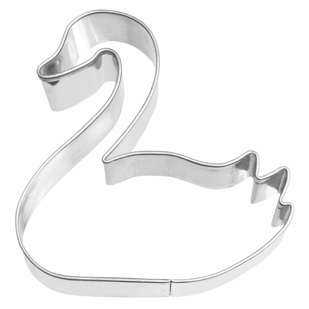 Birkmann cookie cutter swan, cookie cutter, cookie shape, biscuit, biscuits, stainless steel, 7 cm, 190689