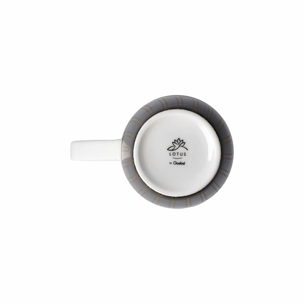 Goebel Mug To Go - Yin Yang Schwarz, Trinkbecher, Kaffeebecher, Fine Bone China, Schwarz, 23500651
