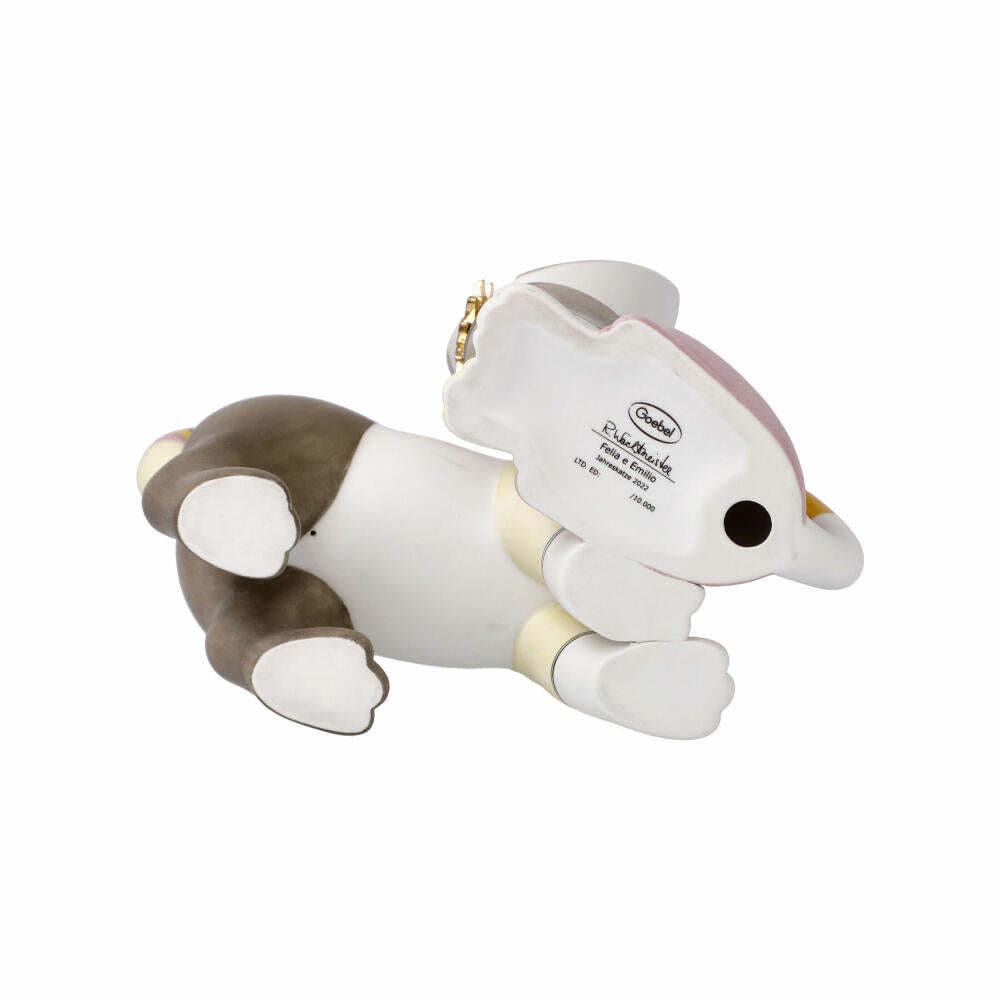 Goebel Figur Rosina Wachtmeister - Felia e Emilio, Jahreskatze 2022, Porzellan, Bunt, 16.5 cm, 31343051