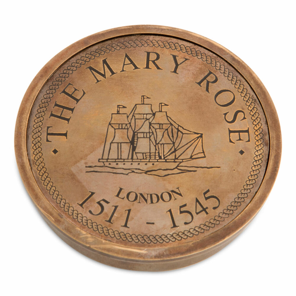 Authentic Models Kompass Eye Compass Medium, Taschenkompass, Messing / Glas, CO033