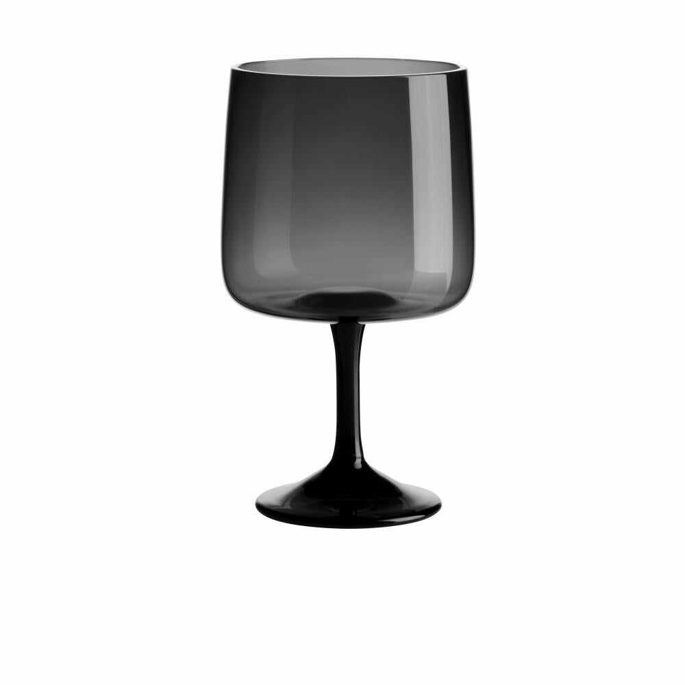 ASA Selection sarabi stem glass, cocktail glass, wine glass, drinking glass, glass, grey, H 14 cm, 200 ml, 53506009