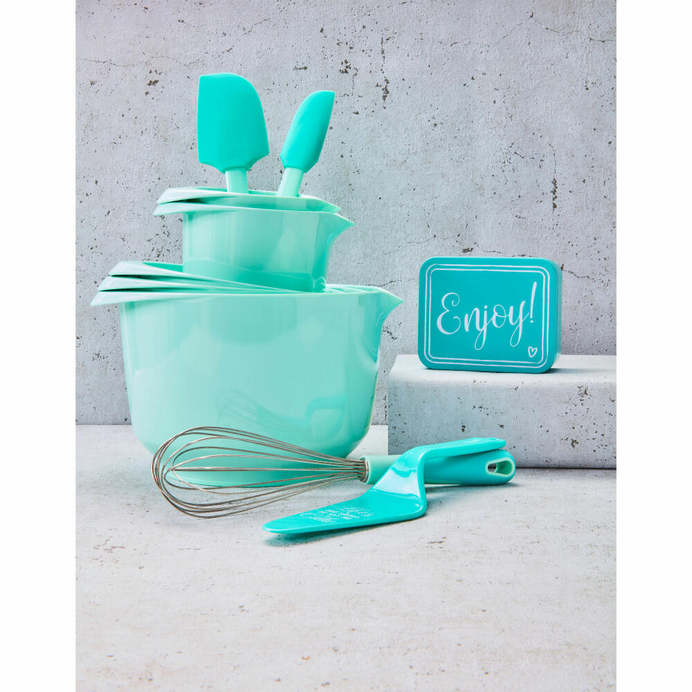 Birkmann Colour Bowl Rühr- und Servierschüssel, Rührschüssel, Schüssel, Melaminharz, Türkis, 3 L, 708327