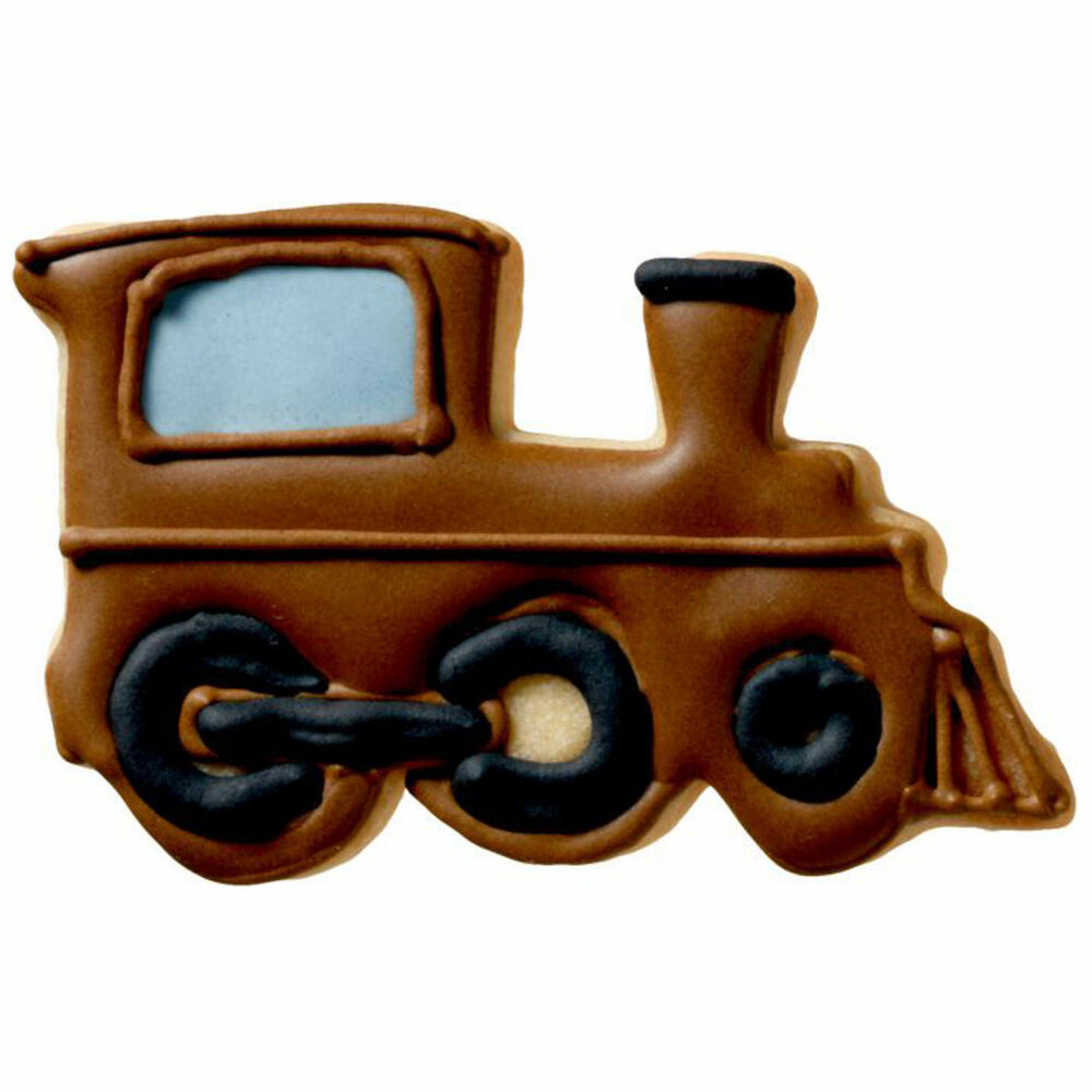 Birkmann Ausstechform Eisenbahn, Ausstecher, Plätzchenform, Keks, Plätzchen, Edelstahl, 8 cm, 197725