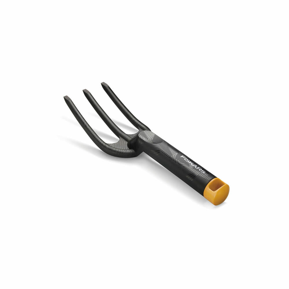 Fiskars Solid Planting Fork, Plant Fork, Garden Fork, Garden Accessories, Plastic, Black, 26 cm, 1000696