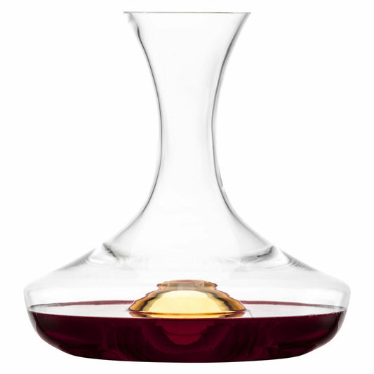 Eisch Dekantierkaraffe Gold No Drop, Dekanter, Karaffe, Kristallglas, Gold, 0.75 L, 30171916