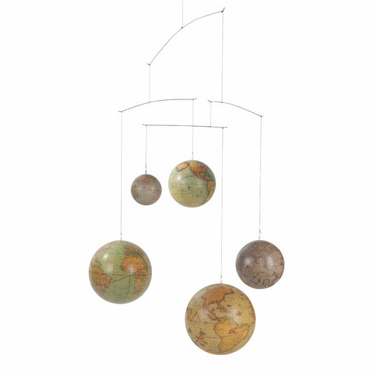 Authentic Models Mobile Globen, Hängedekoration, Globus, Kunststoff, Papier, GL060