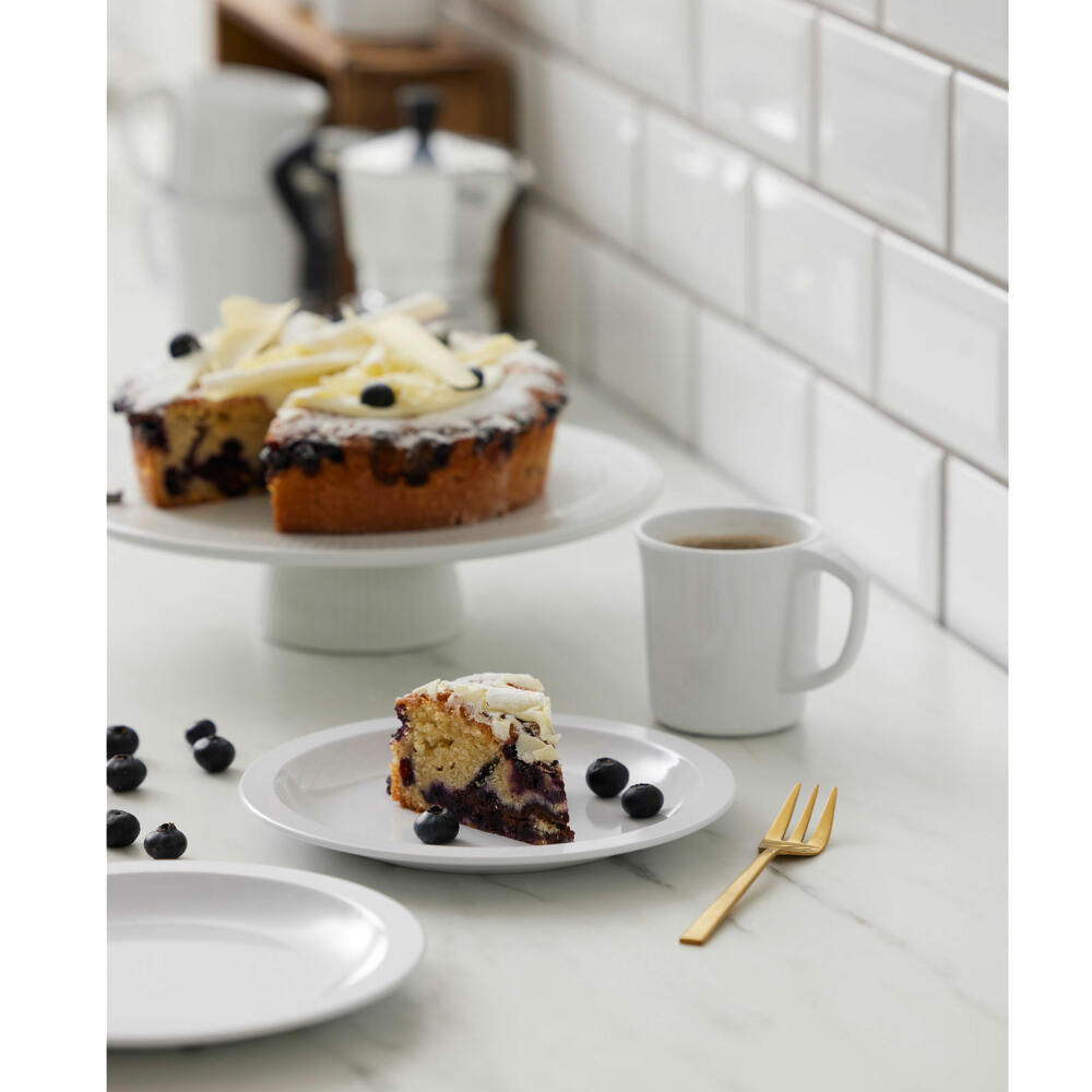 Rosti lunch plate Hamlet, dinner plate, plate, melamine, white, 21 cm, 23973