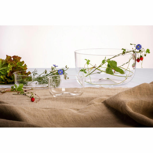 Eisch Plate Cali, Dinner Plate, Decorative Plate, Glass, Crystal Glass, 17 cm, 76030010