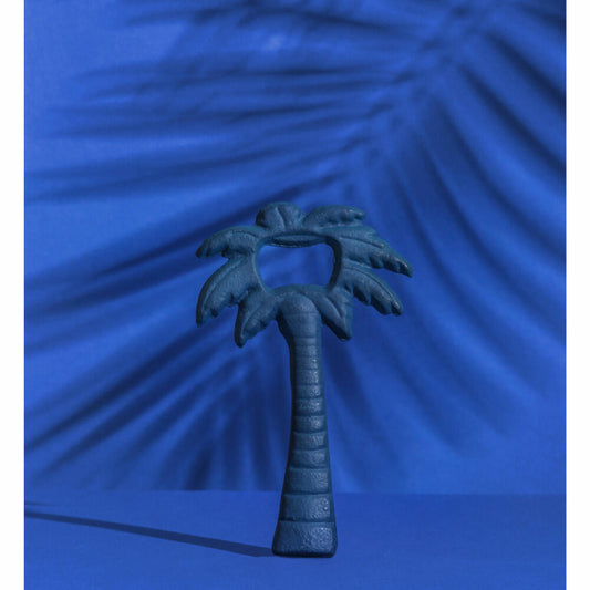 Donkey Pacific Palm Flaschenöffner, Bieröffner, Palmen Öffner, Eisen, Blau, 12 cm, 200594