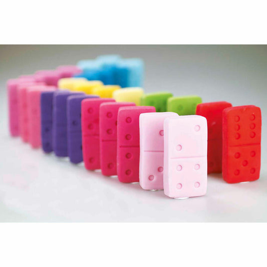 Städter Präge-Ausstecher mit Auswerfer Domino Set, 15-tlg., Ausstechform, Plätzchenform, Keks, Plätzchen, Edelstahl / Kunststoff, 966902