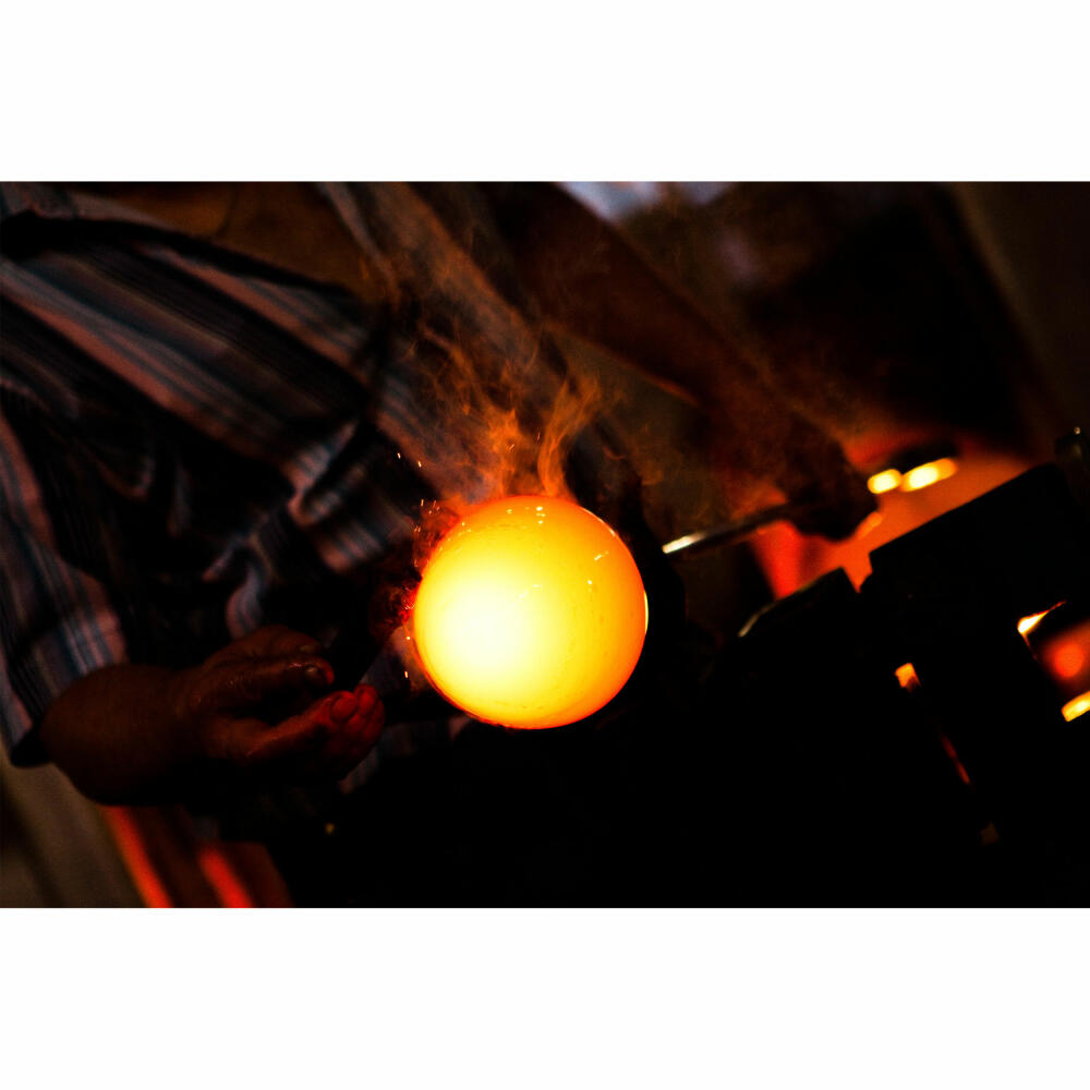 Eisch bowl Saturn, decorative bowl with base, decorative object, crystal glass, 30030541