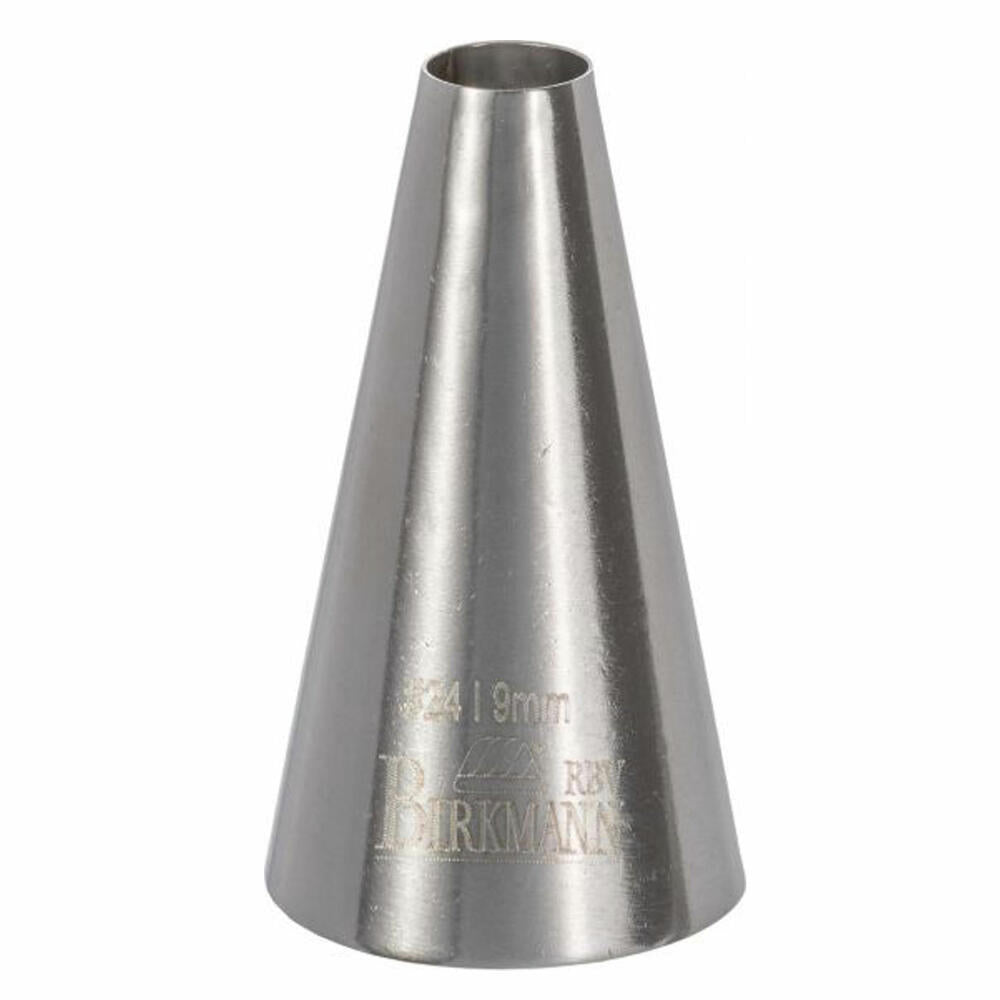 Birkmann Lochtülle #24, Spritztülle, Garniertülle, Backzubehör, Edelstahl, Ø 0.9 cm, 411302