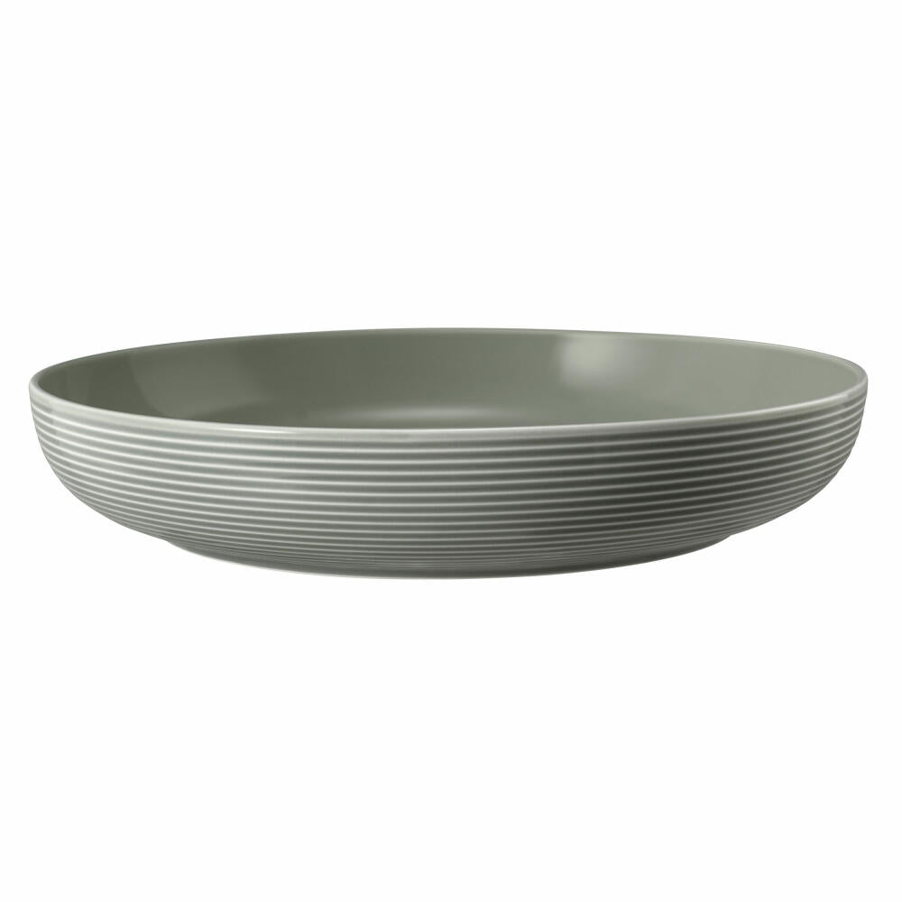 Seltmann Weiden Beat Perlgrau Foodbowl, Schüssel, Schale, Salatschale, Servierschüssel, Porzellan, Grau, Ø 28 cm, 001.757382