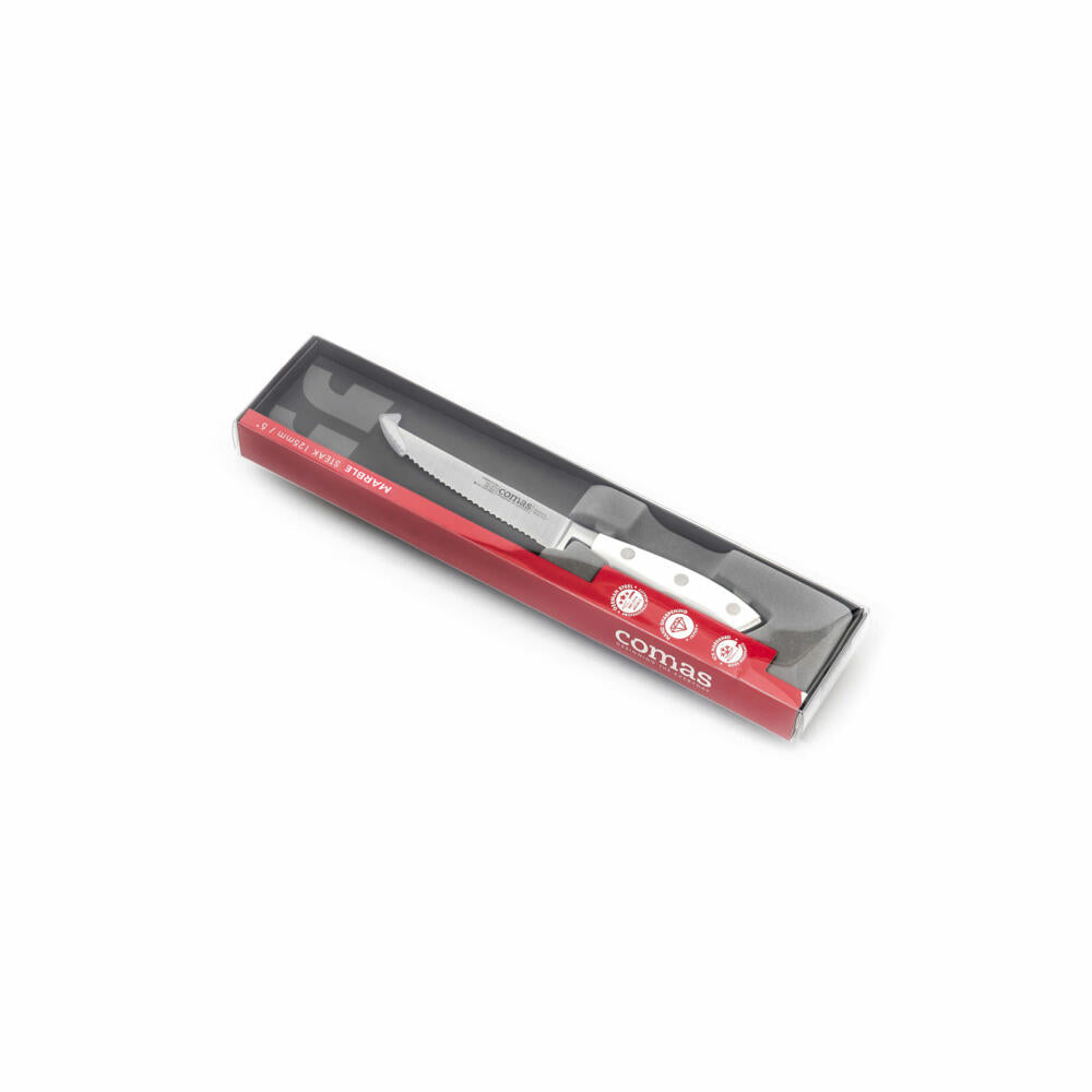 Comas Steakmesser Marble, Fleischmesser, 11.5 cm Klingenlänge, Edelstahl, 8114