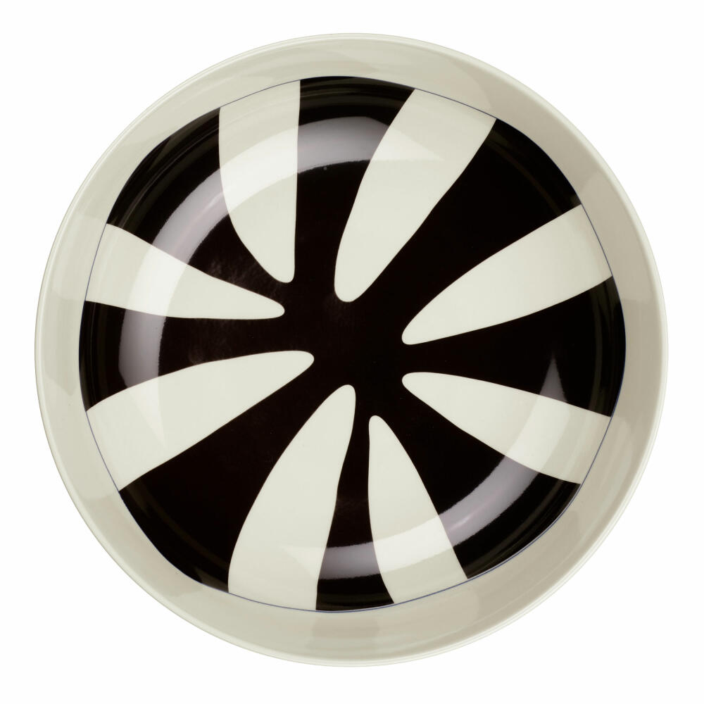 ASA Selection salad bowl Variété Chapiteau, stoneware, glossy black, 27.5 cm, 58272248