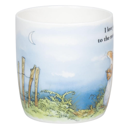 Könitz Becher I love you to the moon, Tasse, Kaffeetassen, New Bone, Hellblau, 400 ml, 1172752894