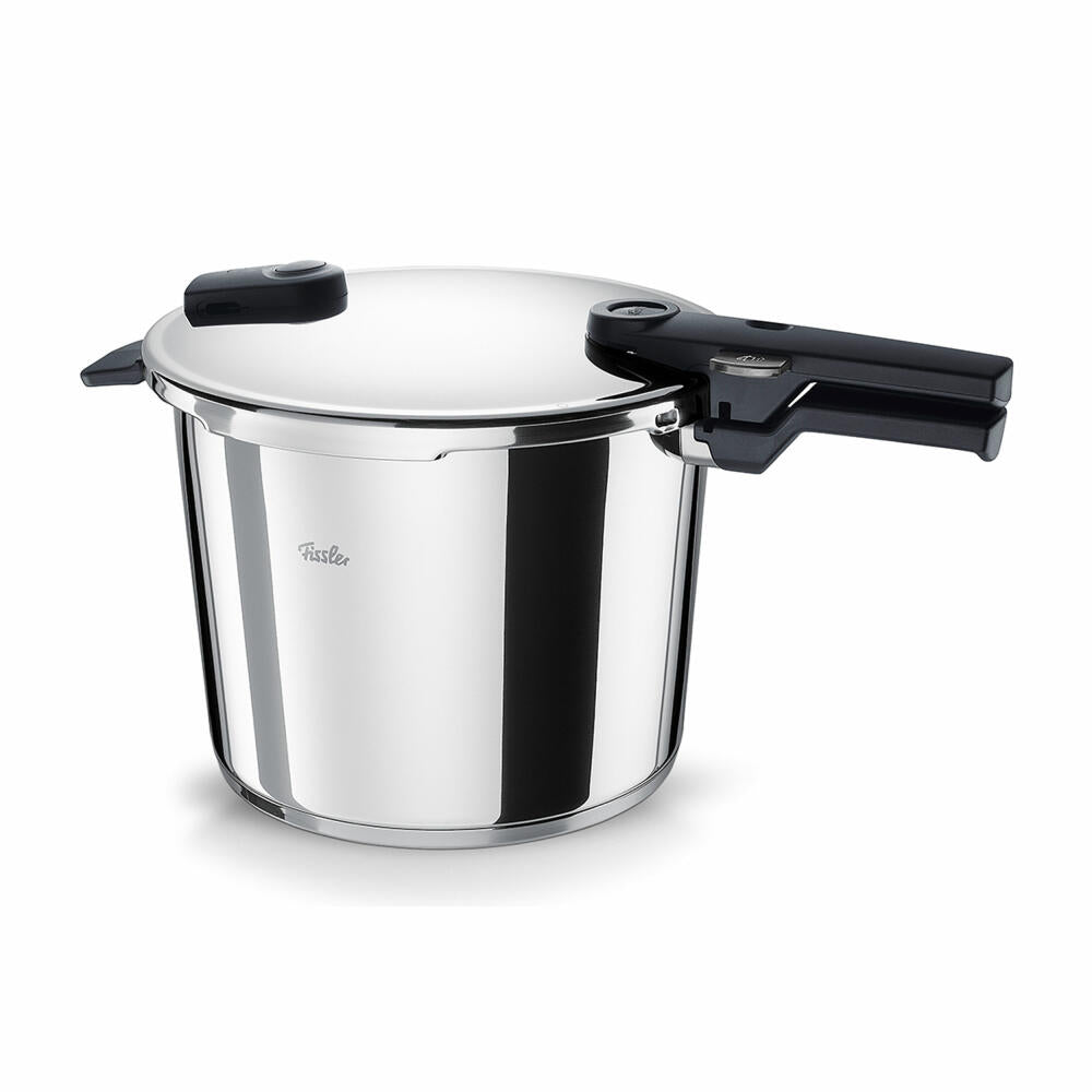 Fissler Schnellkochtopf Vitaquick, Edelstahl 18/10, Silbern, 10 L, 600-810-10-000