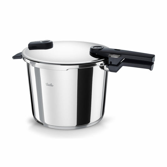 Fissler Schnellkochtopf Vitaquick, Edelstahl 18/10, Silbern, 10 L, 600-810-10-000