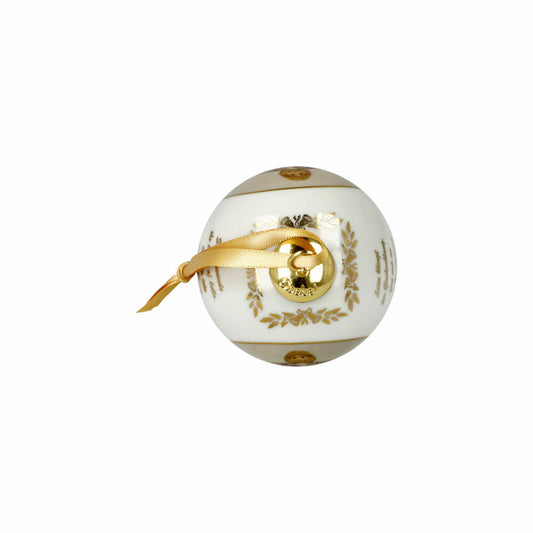 Goebel Kugel Jahreskugel 2023, Christbaumkugel, Weihnachtskugel, Porzellan, 8 cm, 66501661