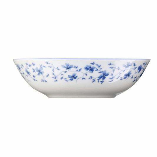 Arzberg Form 1382 dessert bowl, dessert bowl, porcelain bowl, serving bowl, salad bowl, small bowl, dessert bowl, blue flowers, porcelain, 16 cm, 41382-607671-10516