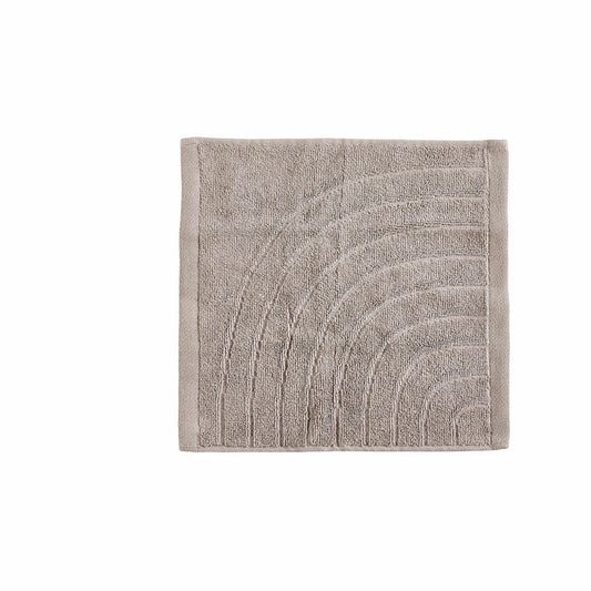 Zone Denmark Waschlappen Time Concrete, 100% Baumwolle, Grau, 30 x 30 cm, 33621