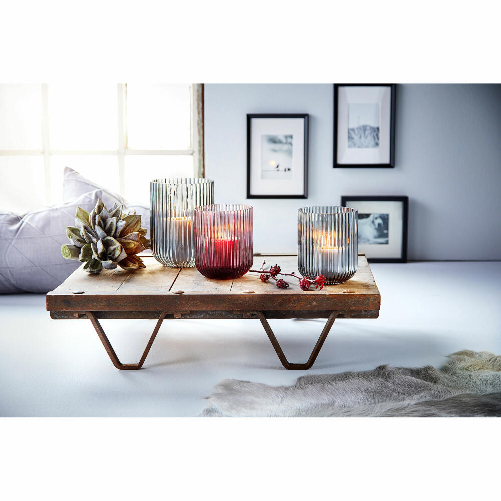 Engels Kerzen Amelie Lantern Small, Candle Holder, Outdoor, Decoration, Glass, Erika, Ø 15.5 cm, 50007060