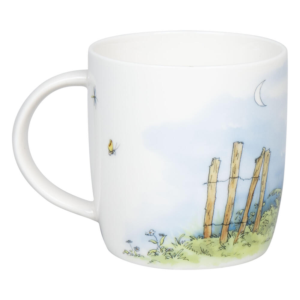 Könitz mug I love you to the moon, cup, coffee cups, New Bone, light blue, 400 ml, 1172752895