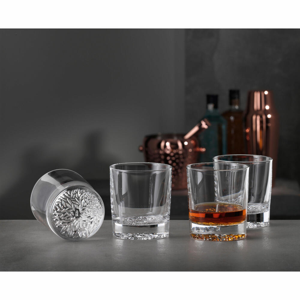 Spiegelau Whiskybecher 4er Set Lounge 2.0, Kristallglas, Klar, 309 ml, 2710166