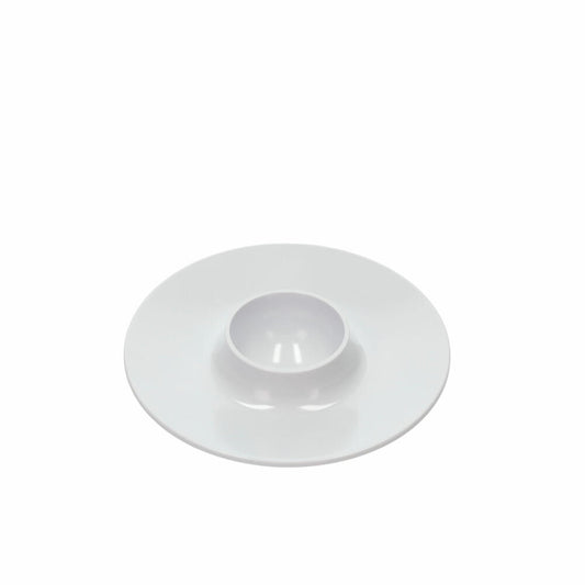 Rosti Eierbecher Hamlet, mit Ablage, Eierhalter, Melamin, Weiß, 23985