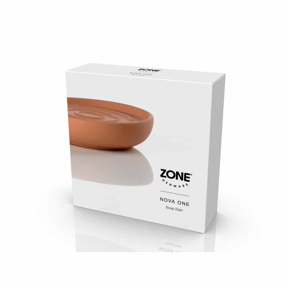 Zone Denmark Soap Dish Nova One Mandarine, Soap Dish, Porcelain, Orange, 33278