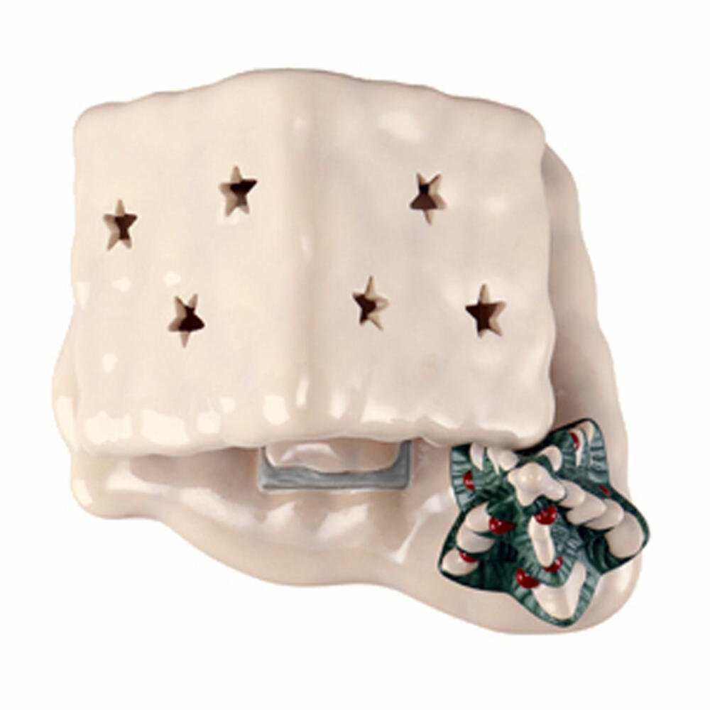 Goebel Windlicht Waldkapelle, Weihnachten, Steingut, Bunt, 16.5 cm, 66704421