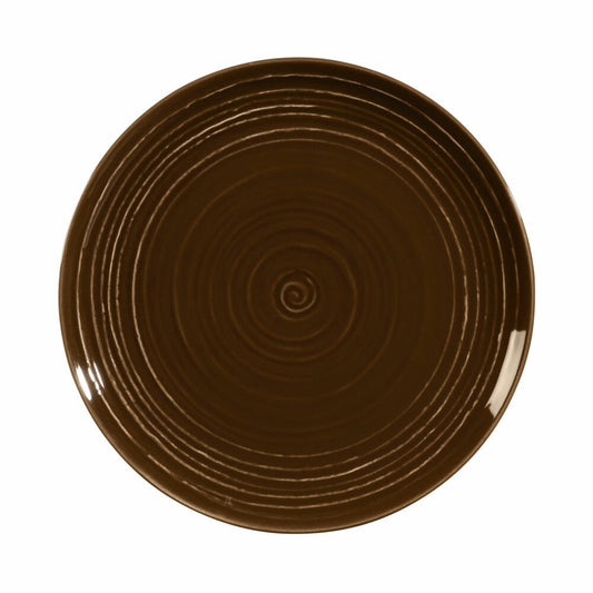 Seltmann Weiden Terra breakfast plate, cake plate, plate, porcelain, earth brown, Ø 22.7 cm, 001.765002