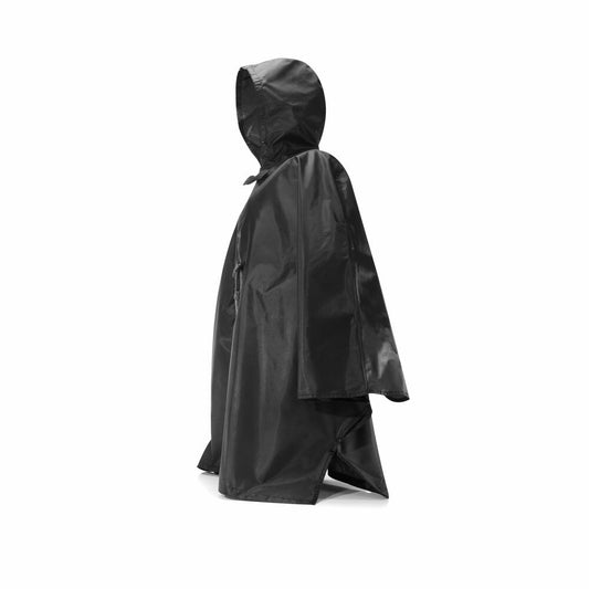 reisenthel mini maxi poncho, regenjacke, regencape, regenumhang, faltbar, einheitsgröße, black / schwarz, AN7003