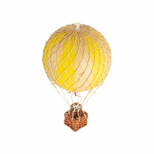 Authentic Models Hängedekoration Floating in the Skies Yellow Double, Ballon, Rattan / Papier / Kunststoff, AP160DY