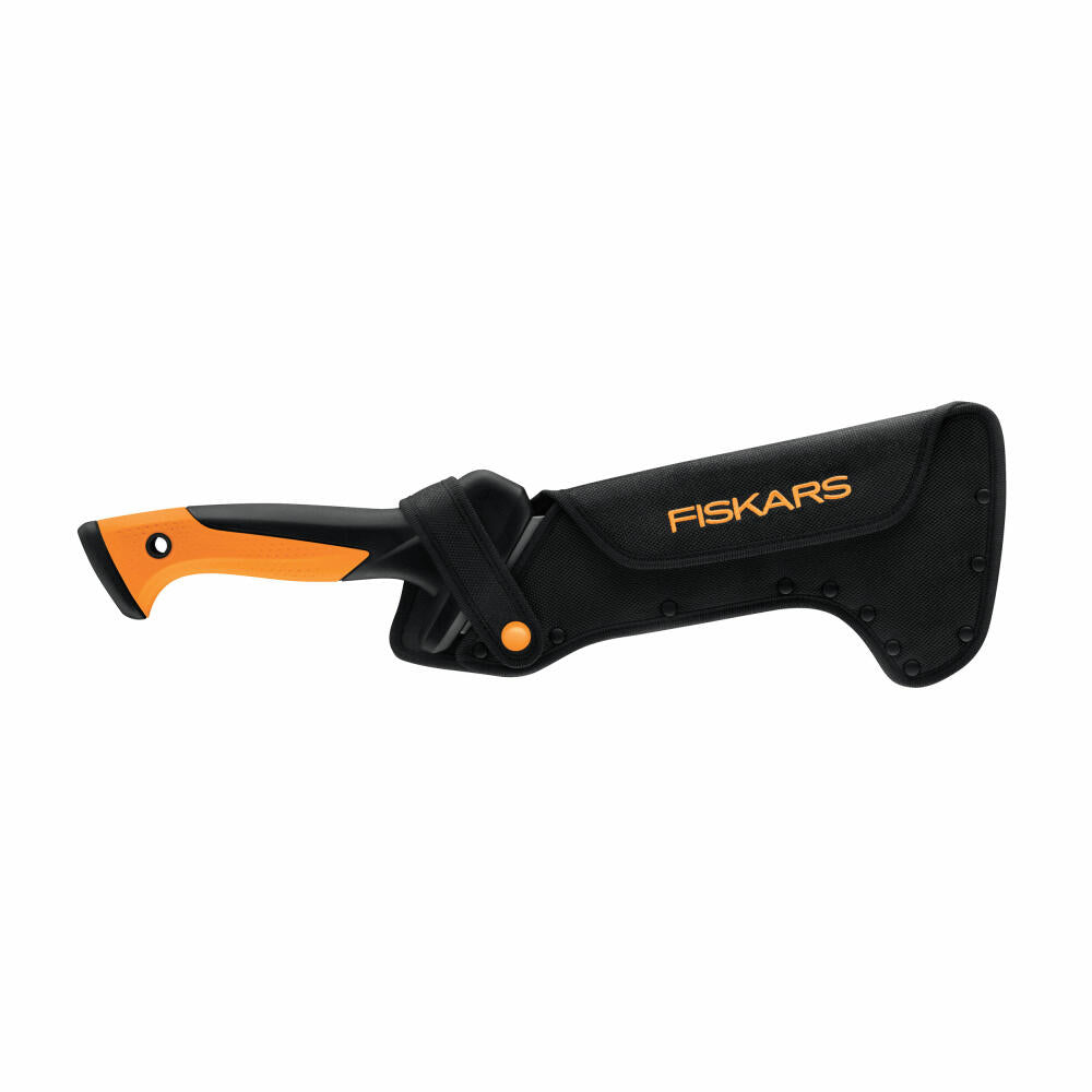 Fiskars Hippe Solid mit Säge CL-521, Machete, Stahl, Kunststoff, Schwarz, Orange, 45 cm, 1051233