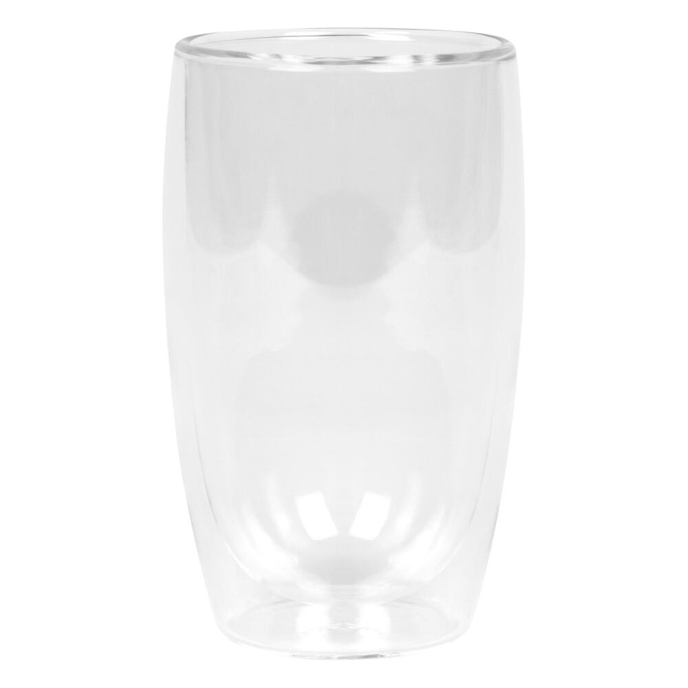 Könitz Latte Macchiato Glasses Set of 2 Coffee Bar SEVEN, Mug, Glass, Clear, 350 ml, 1758000007
