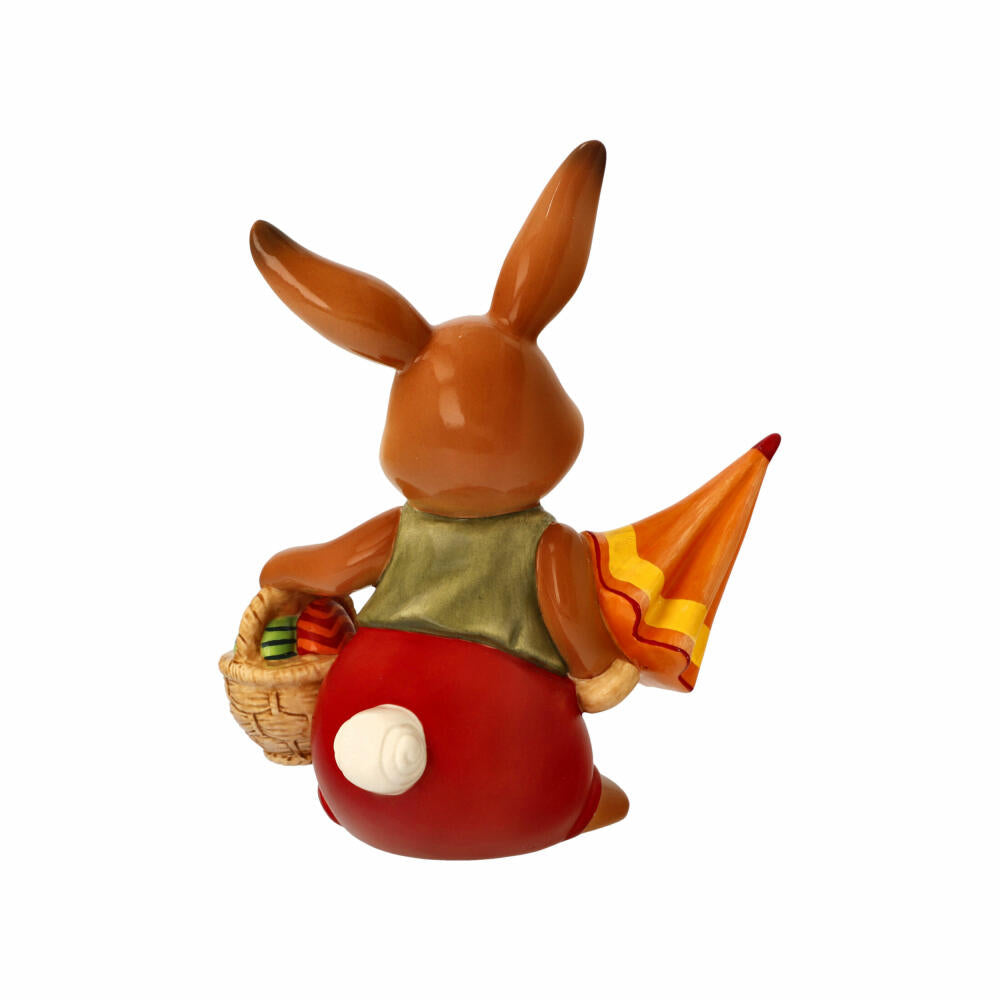 Goebel Figur Hasenjunge - Bald bin ich da, Ostern, Steingut, Bunt, 15 cm, 66845561