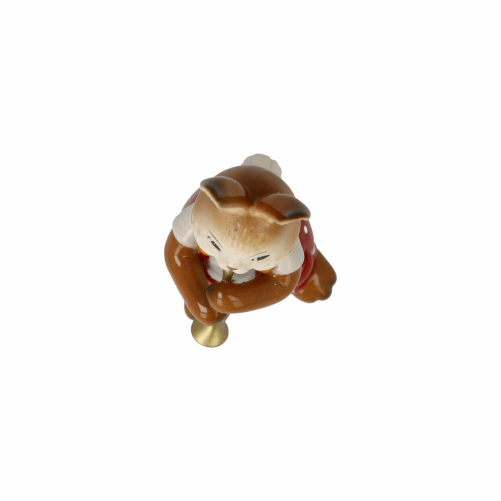 Goebel Figur Hase - Süßer Flötenspieler, Ostern, Steingut, Bunt, 8 cm, 66845791