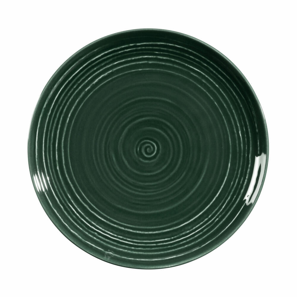 Seltmann Weiden Terra Frühstücksteller, Kuchenteller, Teller, Porzellan, Moosgrün, Ø 22.7 cm, 001.765014