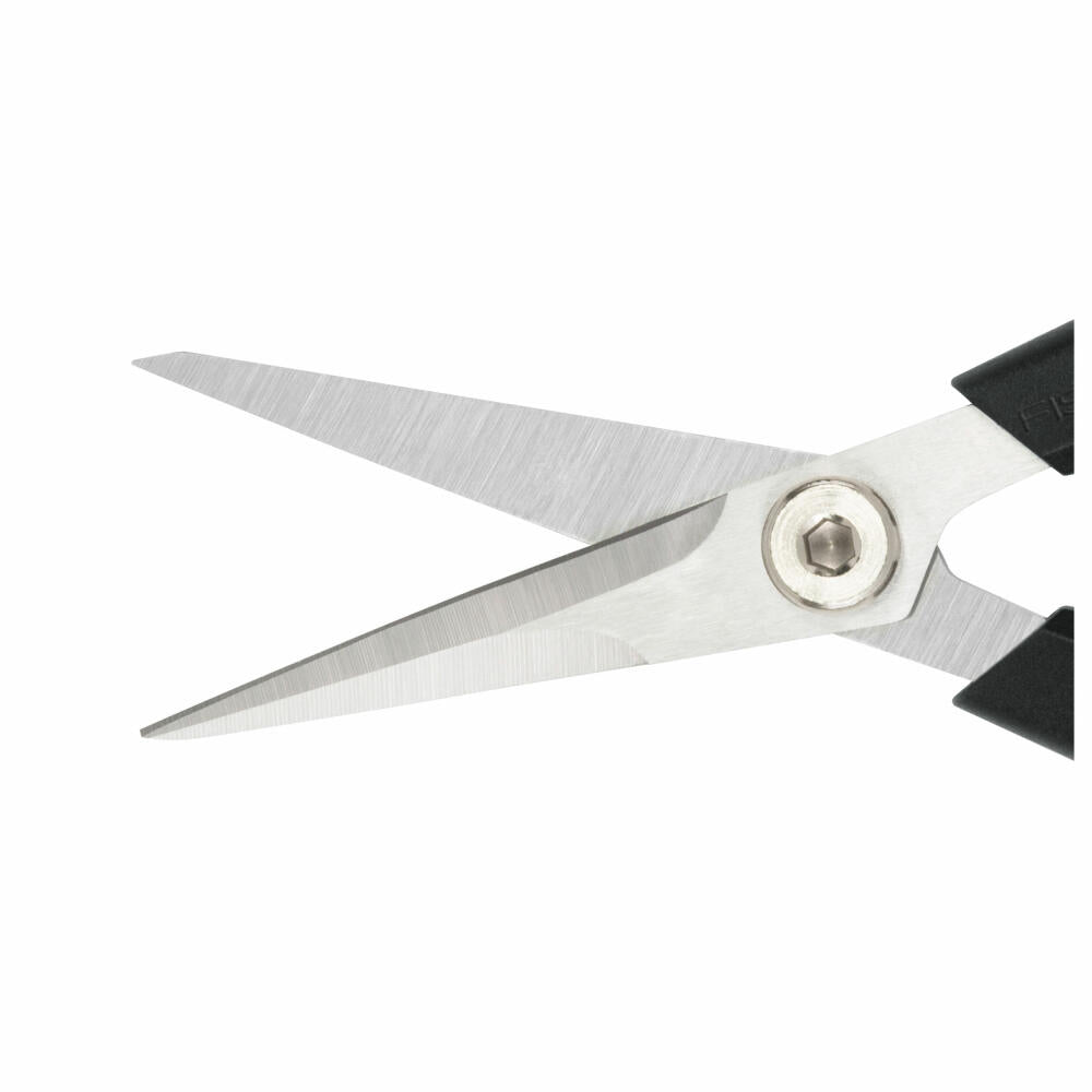 Fiskars Solid Universalgartenschere SP15, Gartenschere, Gärtnerschere, Edelstahl, Kunststoff, Schwarz, Orange, 1051602