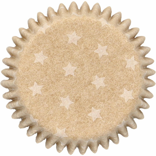 Birkmann Mini Kraft Paper Baking Cups All Year Round, 75 Pieces, Muffin Baking Cups, Paper Baking Cups, Paper, Ø 4 cm, 444959